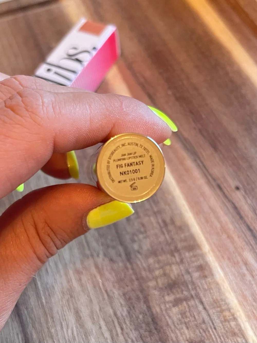 Dibs Jam Jam Lip Plumping Lipstick - Fig Fantasy made in Korea Nude